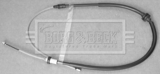 Borg & Beck BKB3754 - Тросик, cтояночный тормоз autosila-amz.com