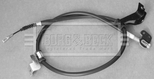 Borg & Beck BKB3761 - Тросик, cтояночный тормоз autosila-amz.com