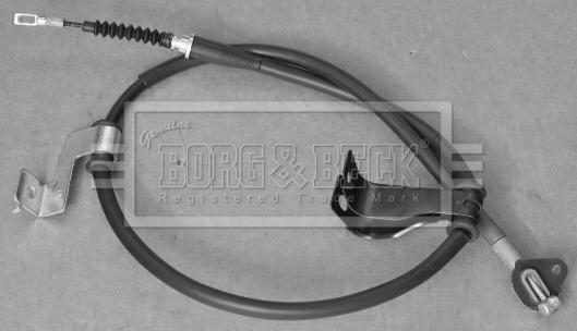 Borg & Beck BKB3762 - Тросик, cтояночный тормоз autosila-amz.com