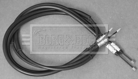 Borg & Beck BKB3714 - Тросик, cтояночный тормоз autosila-amz.com