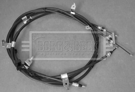Borg & Beck BKB3780 - Тросик, cтояночный тормоз autosila-amz.com