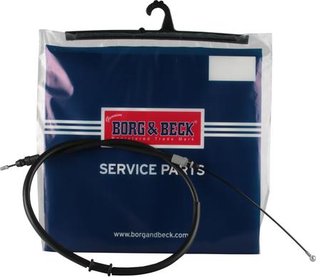 Borg & Beck BKB3738 - Тросик, cтояночный тормоз autosila-amz.com