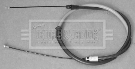 Borg & Beck BKB3733 - Тросик, cтояночный тормоз autosila-amz.com