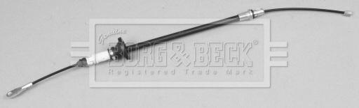 Borg & Beck BKB3773 - Тросик, cтояночный тормоз autosila-amz.com