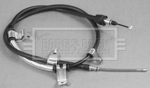 Borg & Beck BKB2995 - Тросик, cтояночный тормоз autosila-amz.com