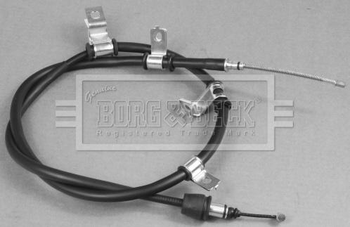 Borg & Beck BKB2993 - Тросик, cтояночный тормоз autosila-amz.com