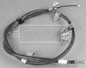 Borg & Beck BKB2942 - Тросик, cтояночный тормоз autosila-amz.com