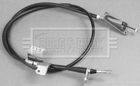 Borg & Beck BKB2956 - Тросик, cтояночный тормоз autosila-amz.com