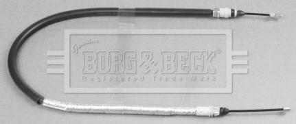Borg & Beck BKB2953 - Тросик, cтояночный тормоз autosila-amz.com