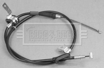 Borg & Beck BKB2960 - Тросик, cтояночный тормоз autosila-amz.com