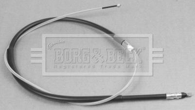 Borg & Beck BKB2962 - Тросик, cтояночный тормоз autosila-amz.com