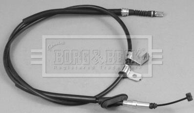 Borg & Beck BKB2909 - Тросик, cтояночный тормоз autosila-amz.com