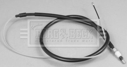 Borg & Beck BKB2904 - Тросик, cтояночный тормоз autosila-amz.com