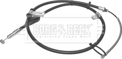 Borg & Beck BKB2906 - Тросик, cтояночный тормоз autosila-amz.com