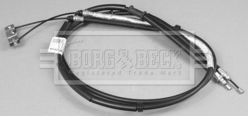 Borg & Beck BKB2914 - Тросик, cтояночный тормоз autosila-amz.com