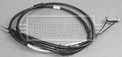 Borg & Beck BKB2982 - Тросик, cтояночный тормоз autosila-amz.com