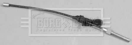 Borg & Beck BKB2930 - Тросик, cтояночный тормоз autosila-amz.com