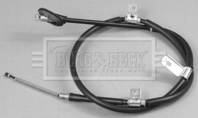 Borg & Beck BKB2929 - Тросик, cтояночный тормоз autosila-amz.com