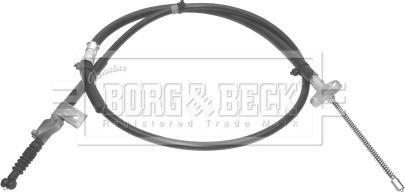 Borg & Beck BKB2920 - Тросик, cтояночный тормоз autosila-amz.com