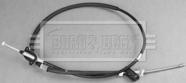Borg & Beck BKB2493 - Тросик, cтояночный тормоз autosila-amz.com