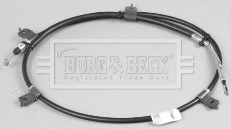 Borg & Beck BKB2440 - Тросик, cтояночный тормоз autosila-amz.com