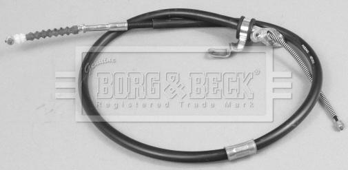 Borg & Beck BKB2443 - Тросик, cтояночный тормоз autosila-amz.com