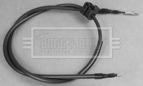 Borg & Beck BKB2464 - Тросик, cтояночный тормоз autosila-amz.com