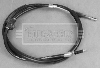Borg & Beck BKB2466 - Тросик, cтояночный тормоз autosila-amz.com
