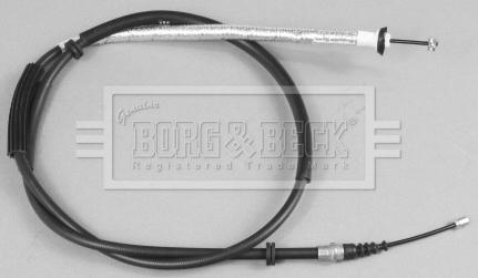 Borg & Beck BKB2402 - Тросик, cтояночный тормоз autosila-amz.com