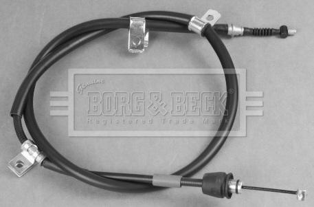 Borg & Beck BKB2407 - Тросик, cтояночный тормоз autosila-amz.com