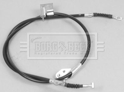 Borg & Beck BKB2419 - Тросик, cтояночный тормоз autosila-amz.com