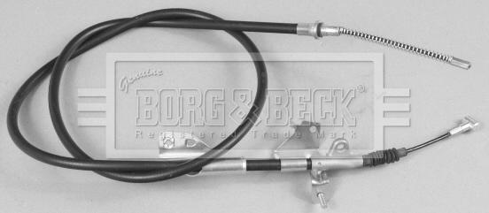 Borg & Beck BKB2415 - Тросик, cтояночный тормоз autosila-amz.com