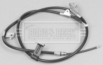 Borg & Beck BKB2416 - Тросик, cтояночный тормоз autosila-amz.com