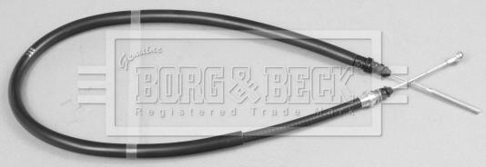 Borg & Beck BKB2474 - Тросик, cтояночный тормоз autosila-amz.com