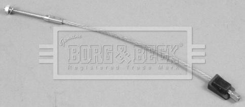 Borg & Beck BKB2502 - Тросик, cтояночный тормоз autosila-amz.com