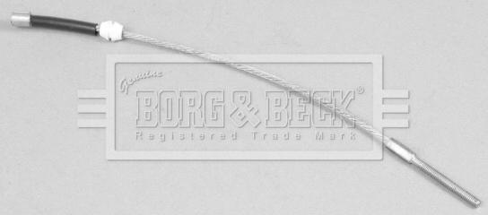 Borg & Beck BKB2589 - Тросик, cтояночный тормоз autosila-amz.com