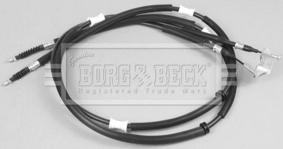 Borg & Beck BKB2586 - Тросик, cтояночный тормоз autosila-amz.com