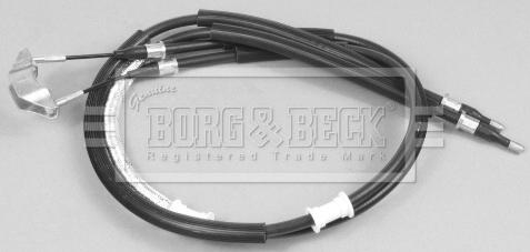 Borg & Beck BKB2588 - Тросик, cтояночный тормоз autosila-amz.com