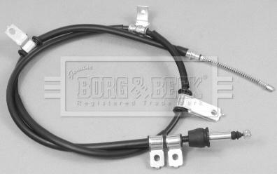 Borg & Beck BKB2698 - Тросик, cтояночный тормоз autosila-amz.com