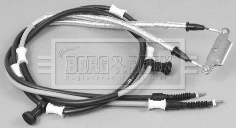 Borg & Beck BKB2693 - Тросик, cтояночный тормоз autosila-amz.com