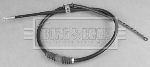 Borg & Beck BKB2093 - Тросик, cтояночный тормоз autosila-amz.com