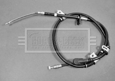 Borg & Beck BKB2028 - Тросик, cтояночный тормоз autosila-amz.com