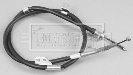 Borg & Beck BKB2120 - Тросик, cтояночный тормоз autosila-amz.com