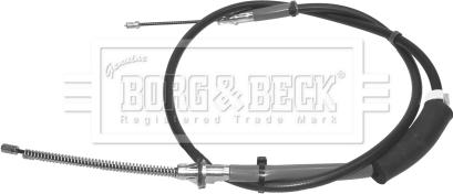 Borg & Beck BKB2897 - Тросик, cтояночный тормоз autosila-amz.com
