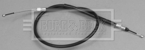 Borg & Beck BKB2849 - Тросик, cтояночный тормоз autosila-amz.com