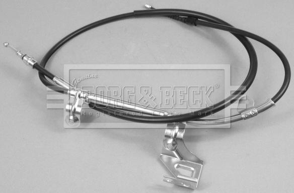 Borg & Beck BKB2842 - Тросик, cтояночный тормоз autosila-amz.com