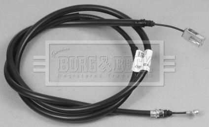 Borg & Beck BKB2857 - Тросик, cтояночный тормоз autosila-amz.com