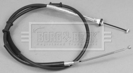Borg & Beck BKB2861 - Тросик, cтояночный тормоз autosila-amz.com