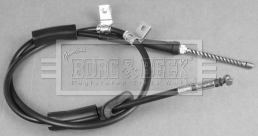 Borg & Beck BKB2819 - Тросик, cтояночный тормоз autosila-amz.com