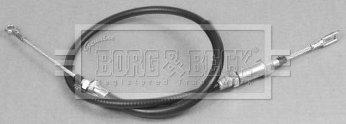 Borg & Beck BKB2818 - Тросик, cтояночный тормоз autosila-amz.com